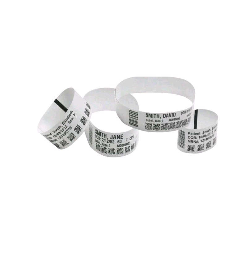 (1) Zebra Z-Band 1″ X 11″ Ultrasoft Wristband Single Cartridge10015355K- White