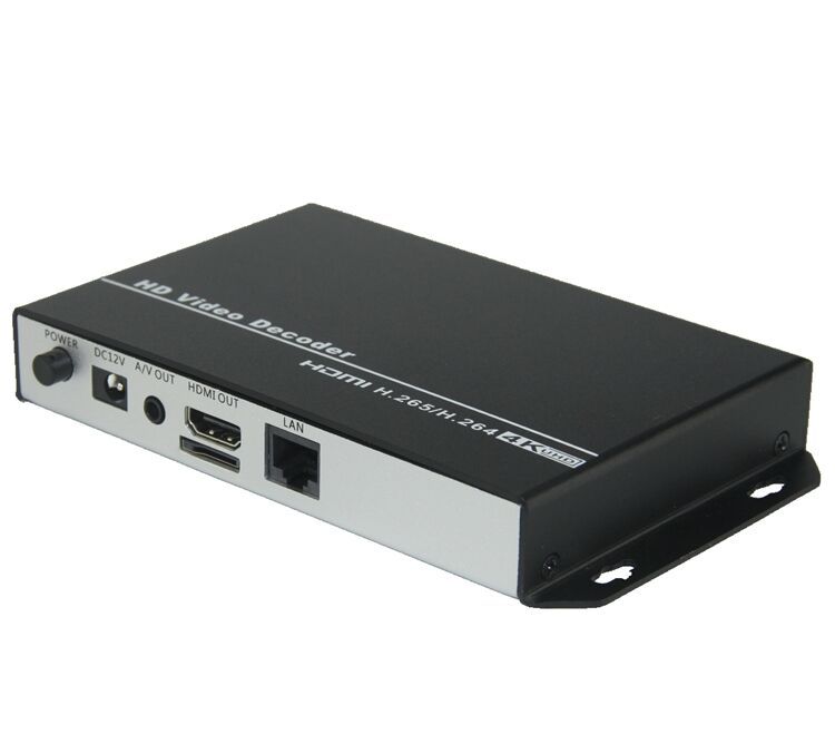 H.265/ H.264 4K HDMI+AV /CVBS /RCA Top Box & PC Transmitter IP Video Decoder