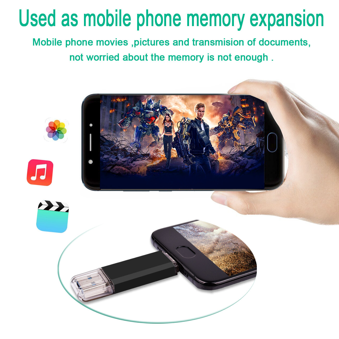 High Speed USB 3.0 32GB Dual Type-C OTG USB Flash Drive For Phone Laptop PC USA