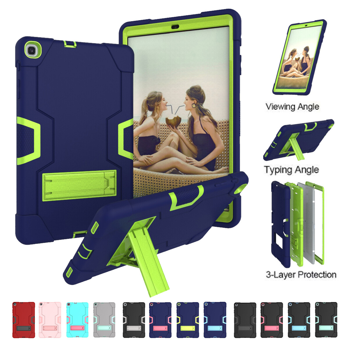 Stand Case Cover For Samsung Galaxy Tab A 8.0″/A7 10.4″ SM-T500/T505 A7Lite 8.7″