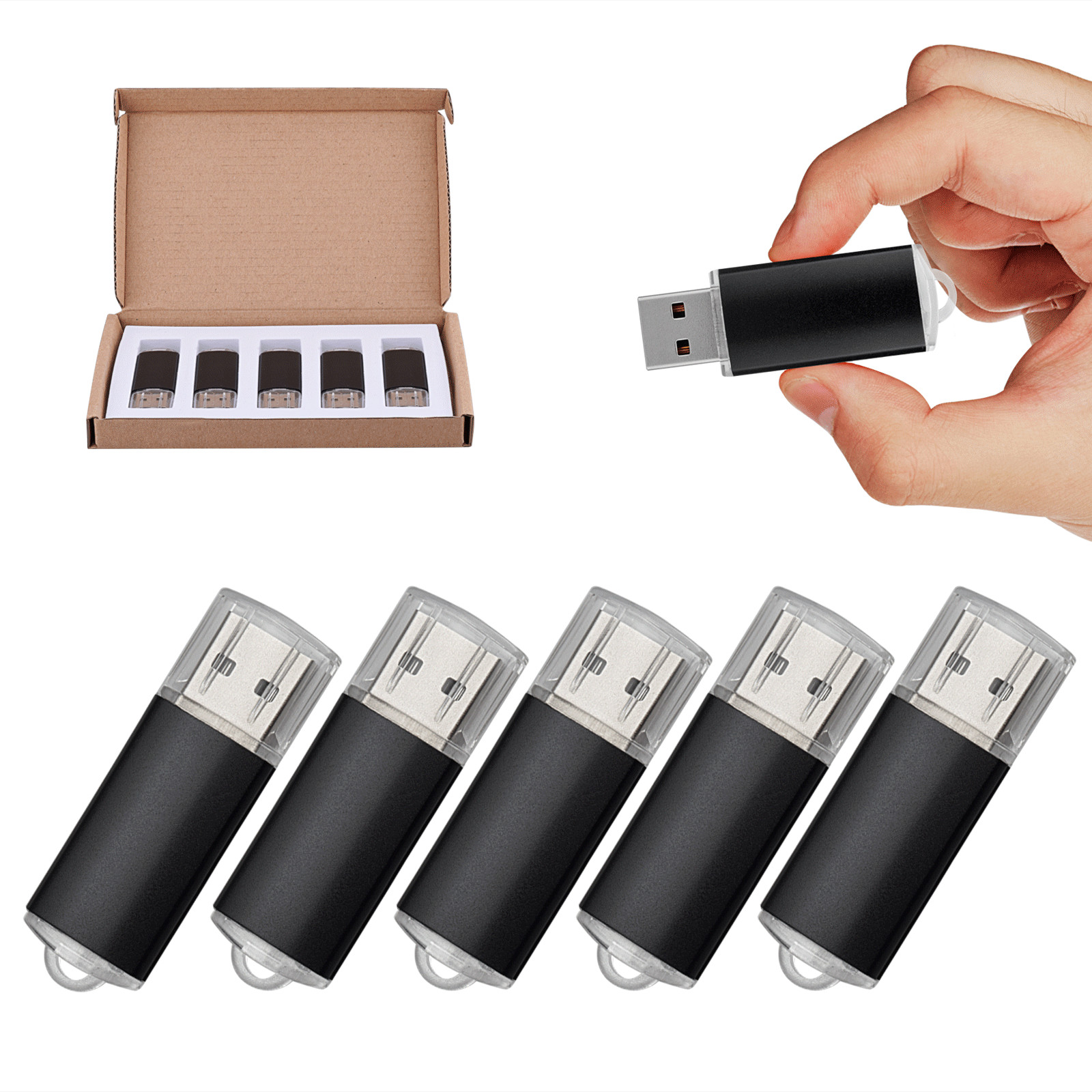 10PC Lot USB 2.0 Flash Drive Memory Stick Thumb Drives Storage 128MB/256MB/512MB