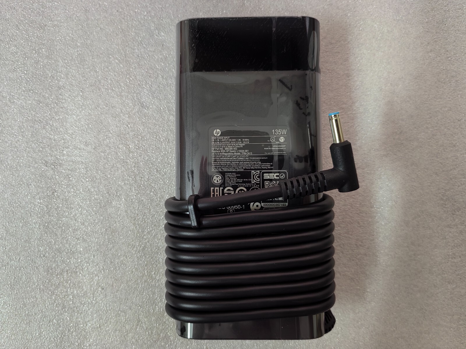 OEM 135W M85390-002 For HP Spectre x360 16-f1023dx 19.5V 6.9A TPN-CA13 adapter