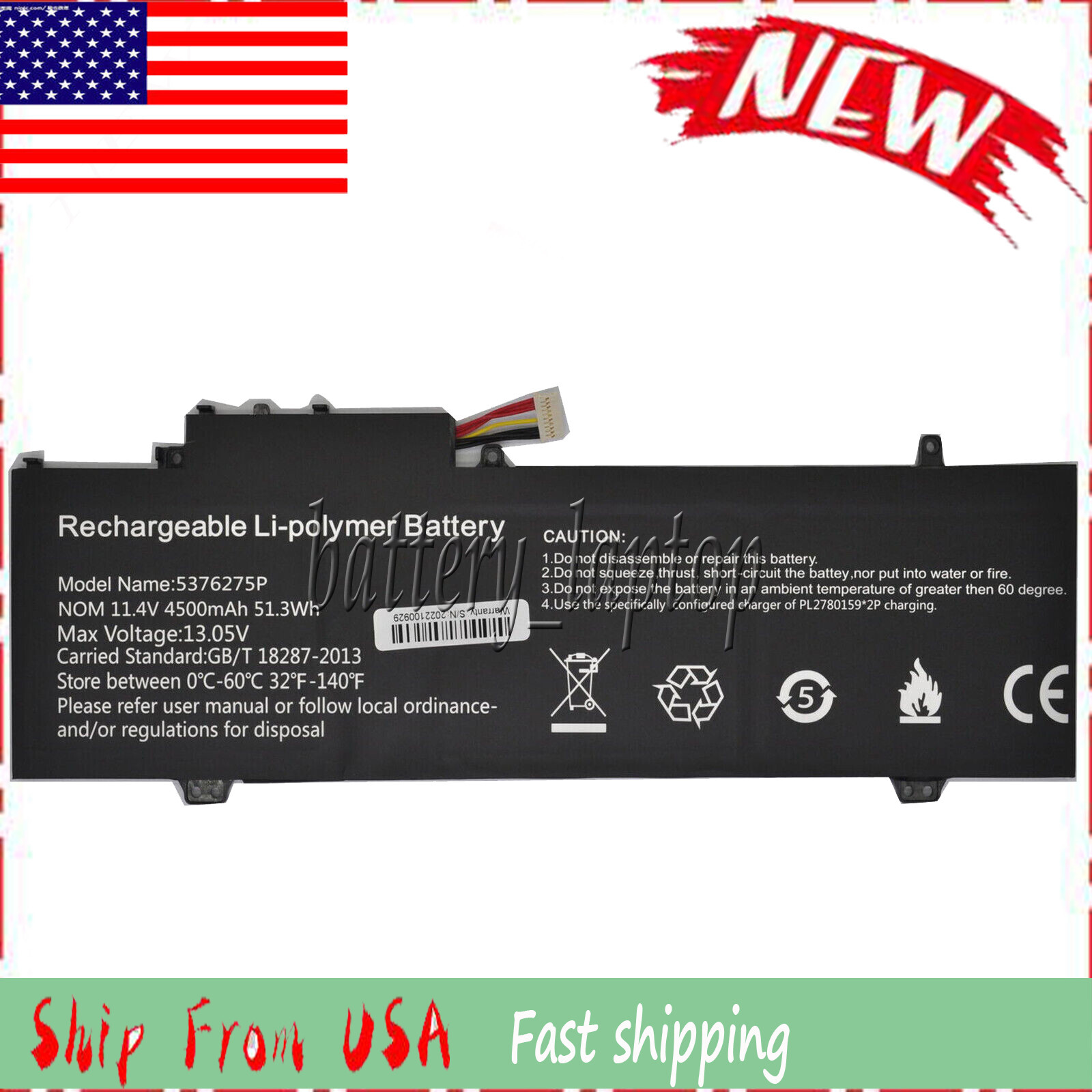 5376275P battery For Gateway GWTN156-9SL GWTN141-10BK GWTN141-10BL GWTN141-10GR