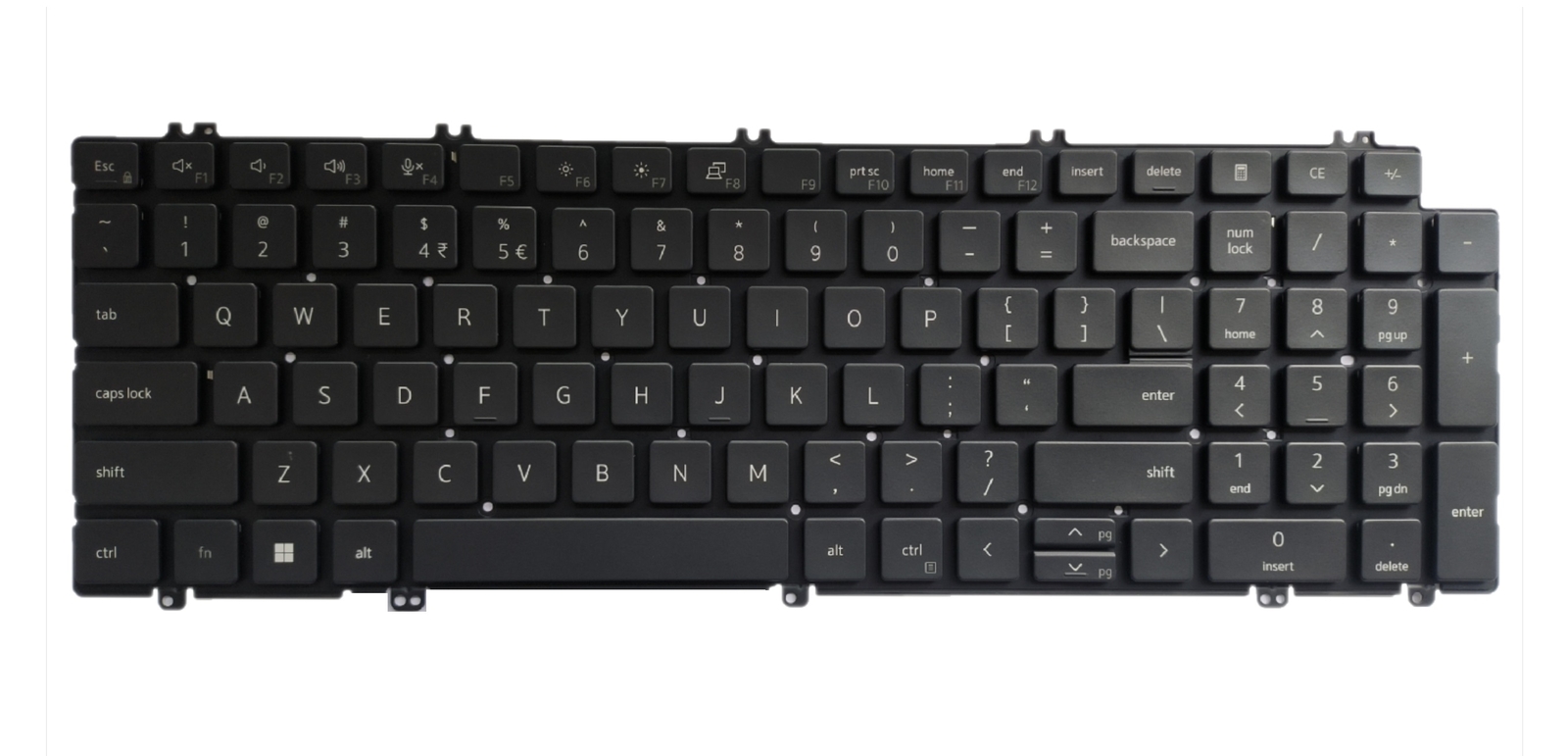Original UI Non-Backlit Keyboard for Dell PN: PK133MM1A01 PK133MM2A01