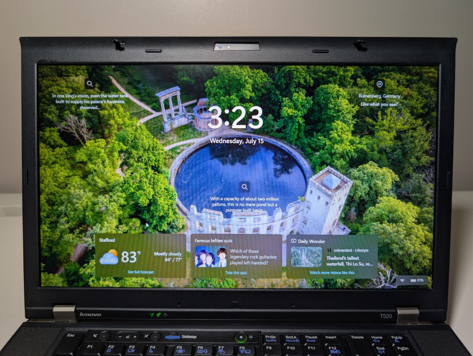 Lenovo ThinkPad T520 | i5 2nd Gen 16GB RAM 256GB SSD | HD+ Win 11 | NVIDIA NVS