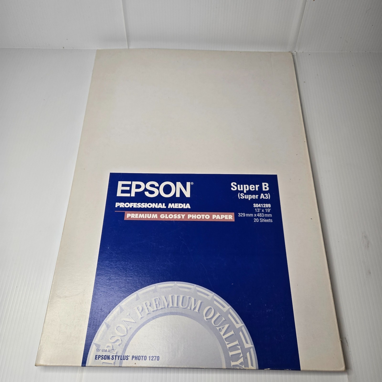 Epson Premium Glossy Photo Paper 13 x 19 in 329 gsm 20 Sheets S041289