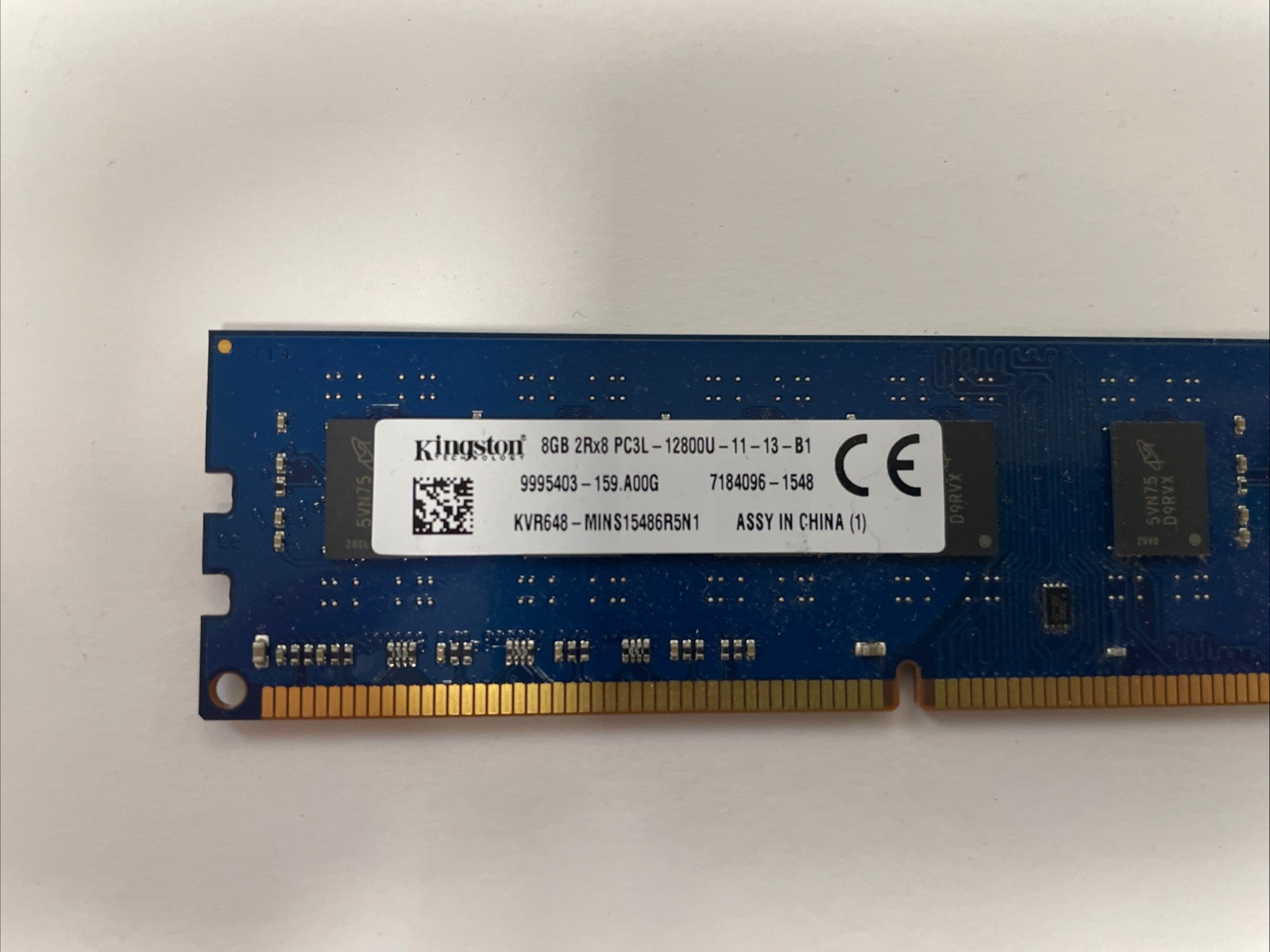 Kingston RAM 8GB 2rx8 Pc3l-12800u-11-13-b1