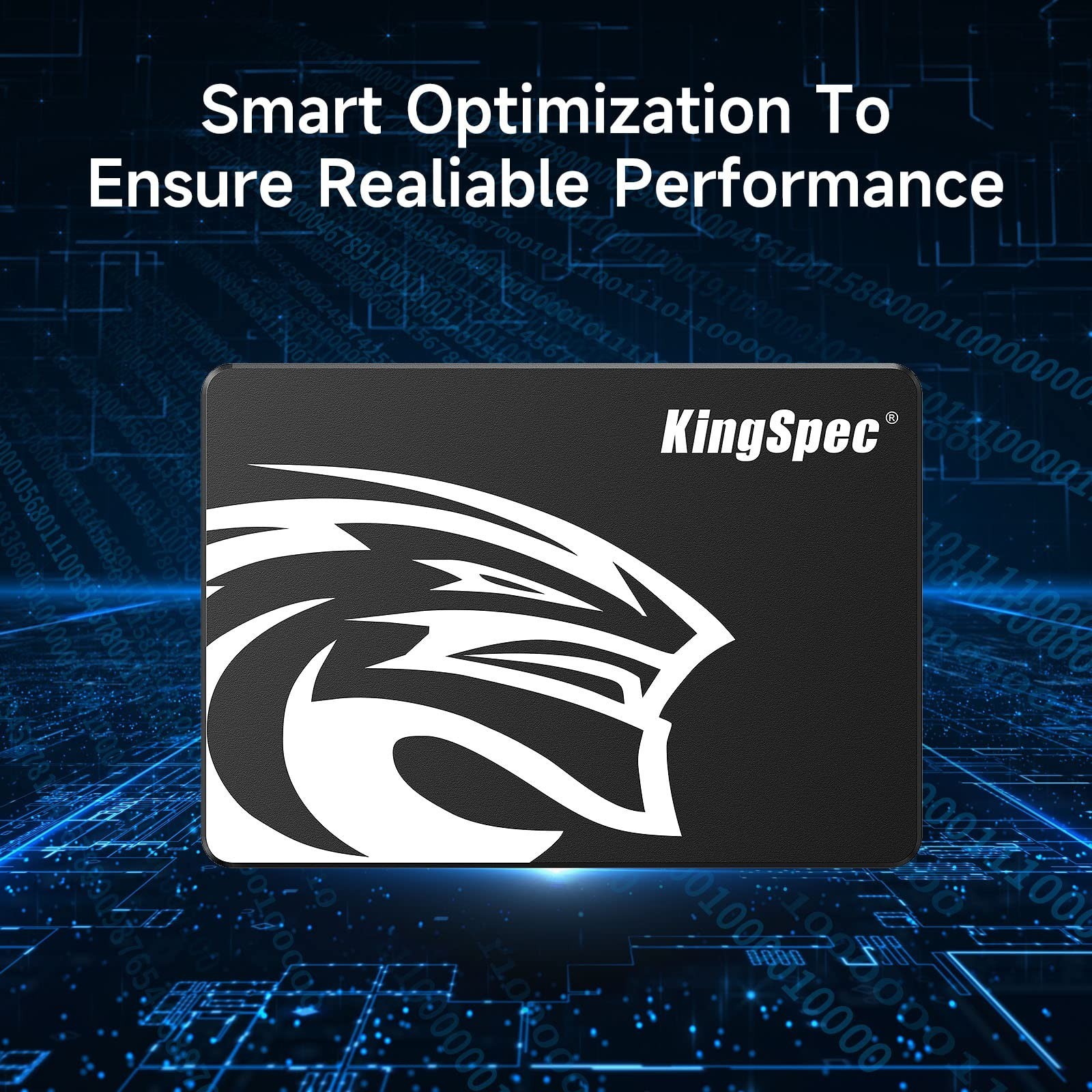 KingSpec 1TB 2.5 SSD SATA III Internal – 550MB/s Read, 520MB/s Write with 3D …