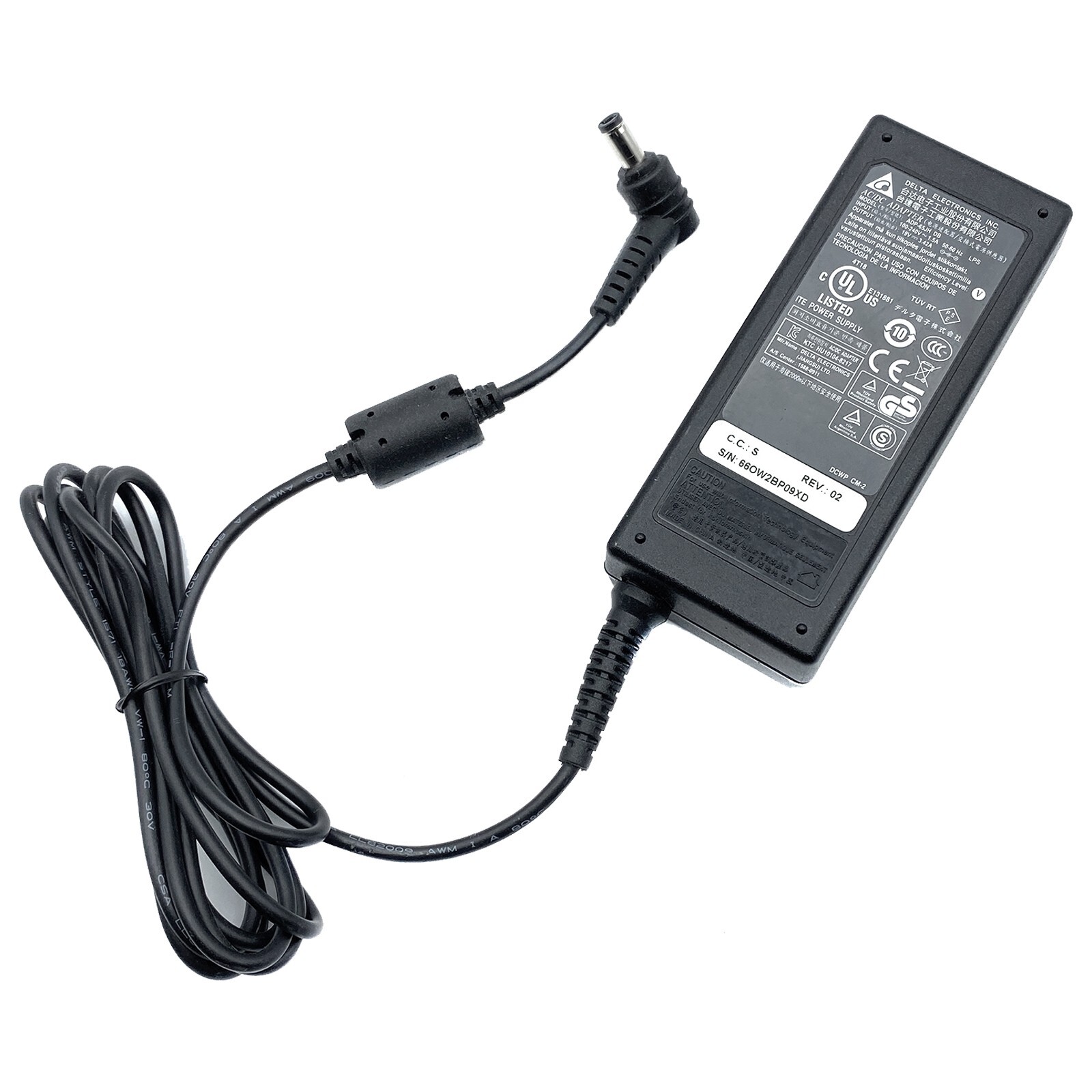 Genuine Delta 65W AC Adapter for MSI Modern 14 A10RAS-883US MS-14B3