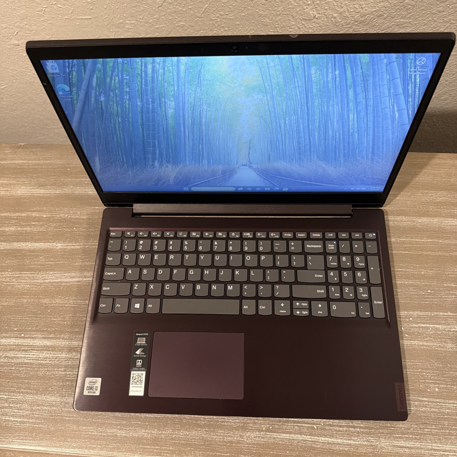 Lenovo IdeaPad S145-15IWL 15.6″ I3-1005Gi 1.2GHz 4GB RAM 128GB SSD Window 11