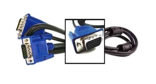 5ft SVGA Male To VGA Male HD 15pin Cable Cord Connects PC to Monitor Video TV US
