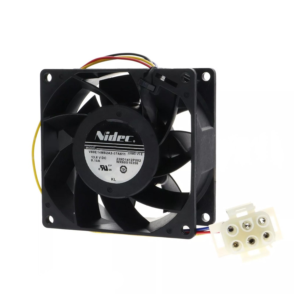 V80E14MS2A3-57A611 For GE Refrigerator Fan WR60X10356 Nidec 239D1412P002 13.6V