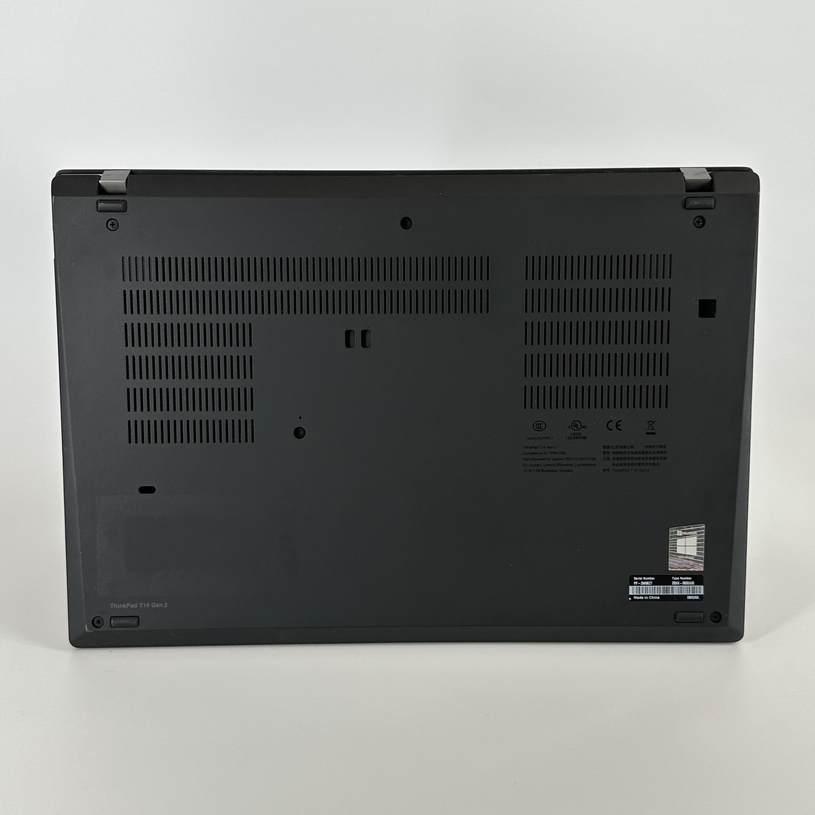Lenovo ThinkPad T14 Gen 2 Black FHD 2.3GHz Ryzen 5 PRO 5650U 24GB 512GB SSD Good