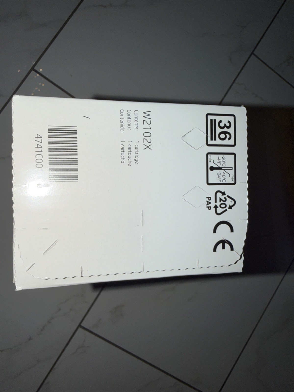 HP 210X Yellow Original LaserJet Toner Cartridge, ~5,500 pages, W2102X