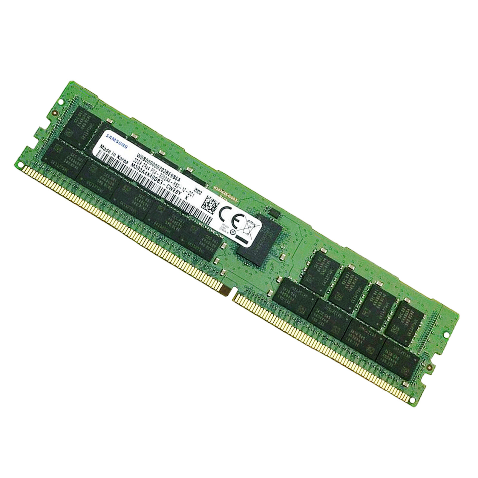 Samsung 32GB 3200MHz DDR4 RDIMM PC4-25600 2RX4 Server Memory M393A4K40DB3-CWE