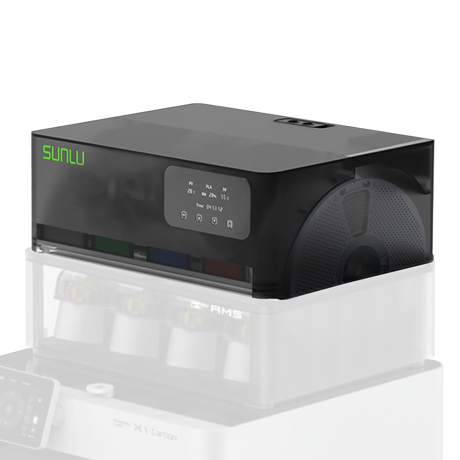 Sunlu AMS Heater Add Active Drying Function,Prevent Wet 3D Printer Filament