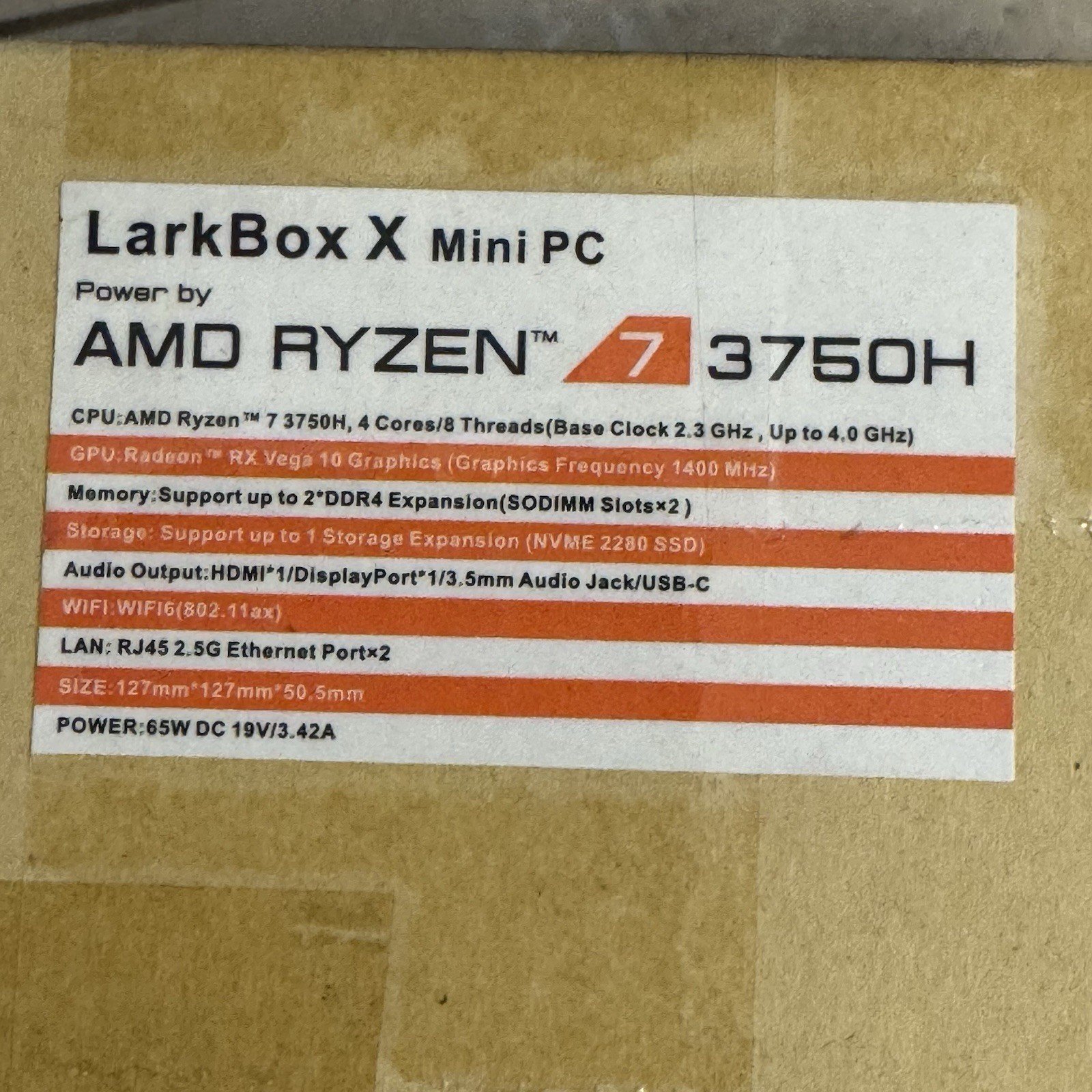 CHUWI LarkBox X Mini PC – AMD 3750H (Up to 4.0GHz) |8GB RAM 256GB SSD| Win 11