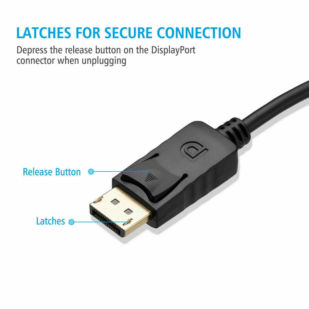 4K DisplayPort DP to HDMI Cable Adapter Converter Audio Video PC HDTV 1080P 60Hz