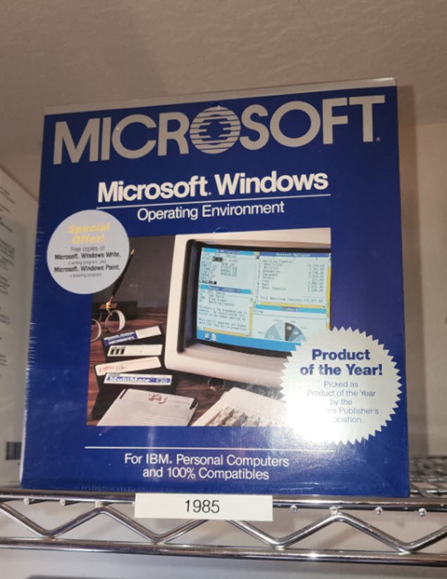 Microsoft Windows Version 1.03; Part No. 050-050V103