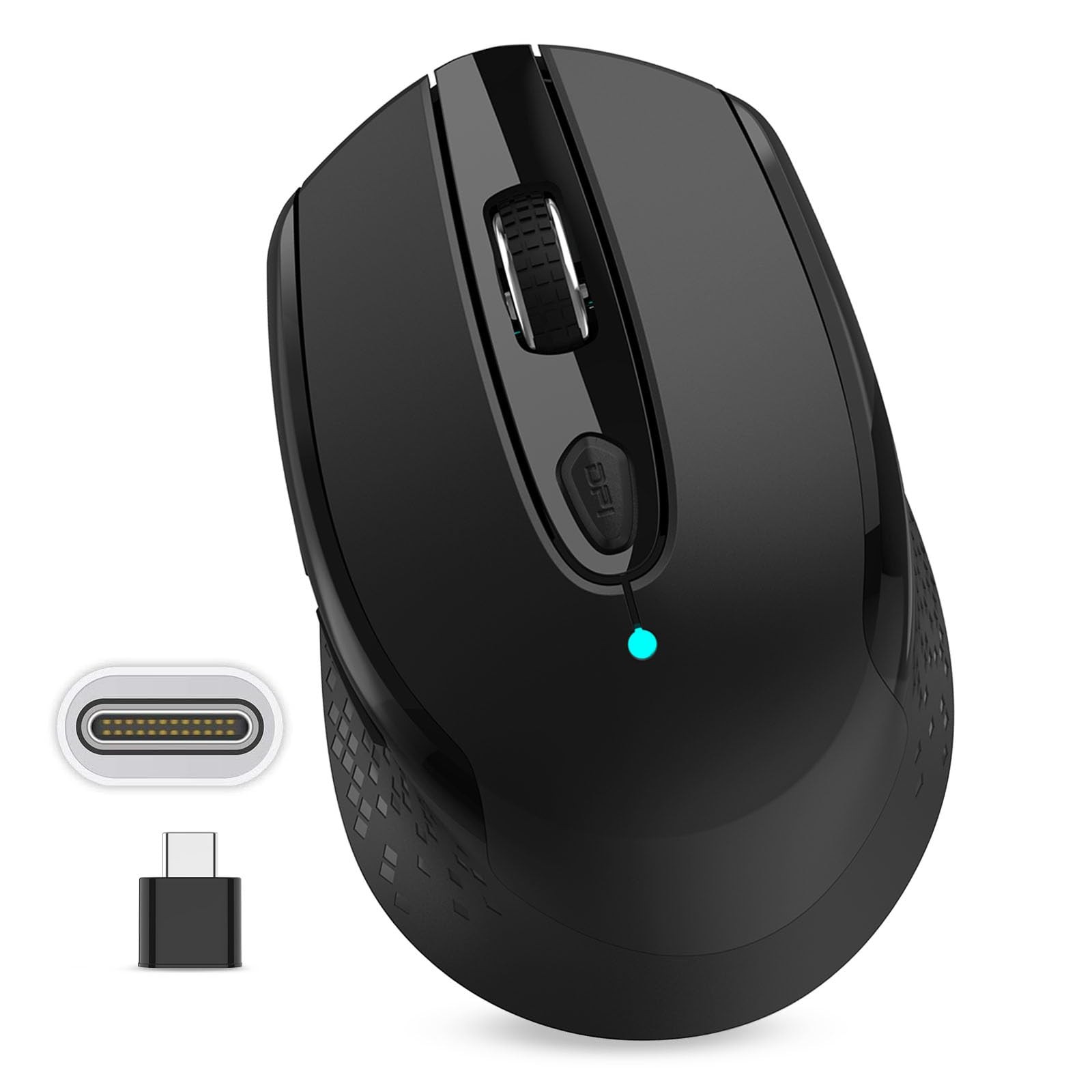 USB C Wireless Mouse, Type C Silent Mouse for MacBook Air/Pro, 2.4G Cordless …