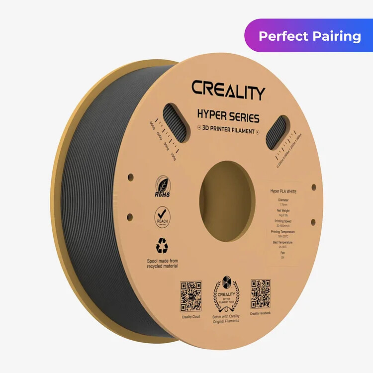Creality Printer Filament 1kg/2.2lb Spool 1.75mm Hyper PLA AU Stock