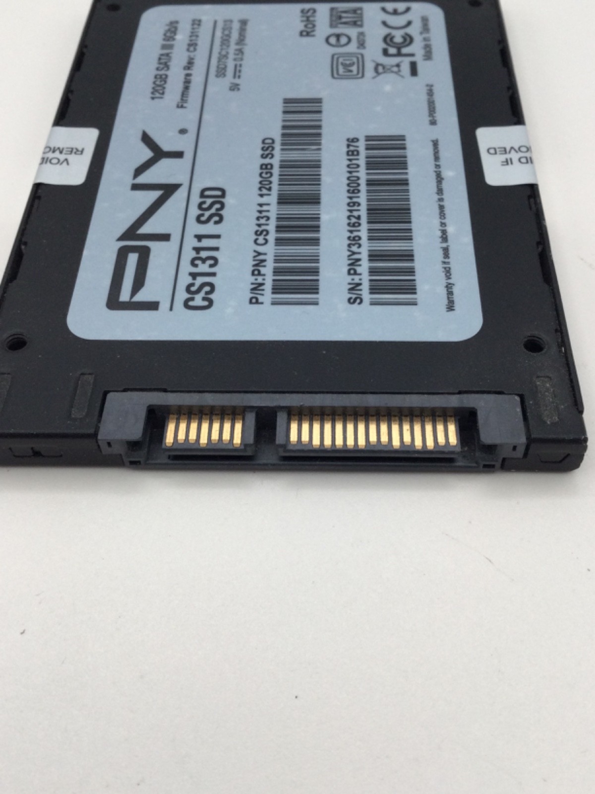 Lot of 3 PNY CS900 120GB SATA III 6Gb/s 2.5″ SSD Tested Wiped & Working