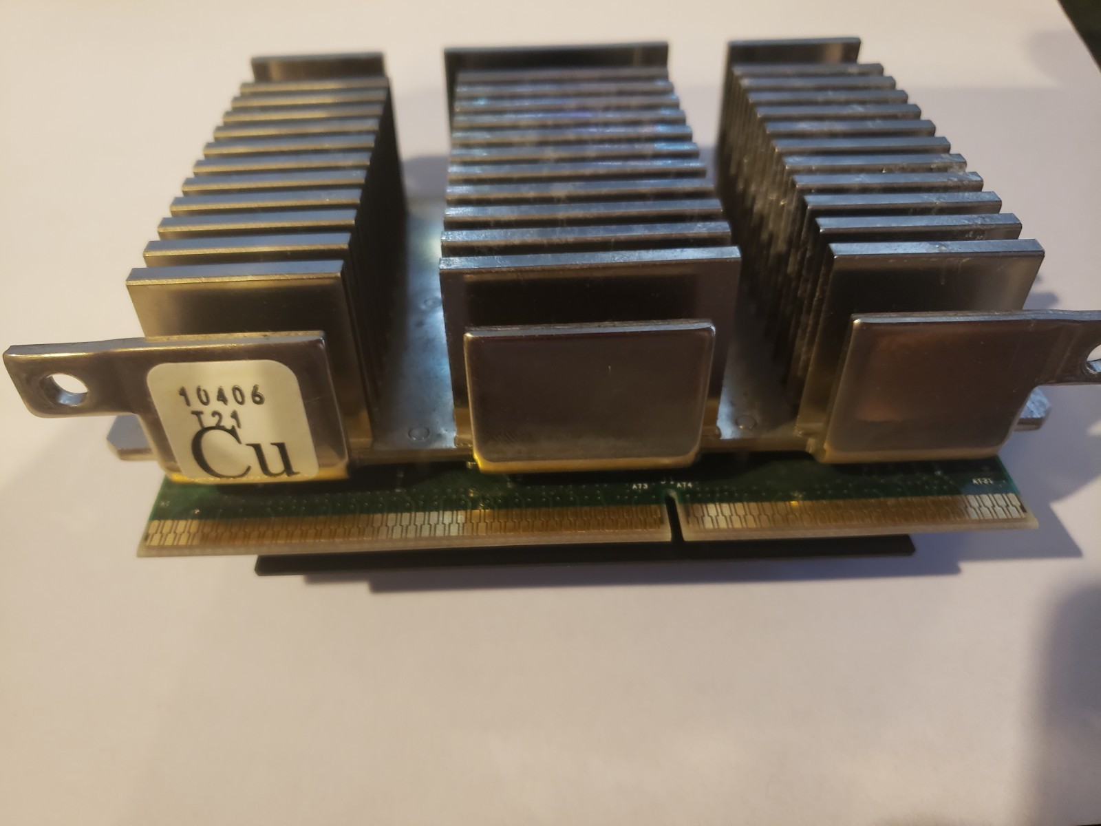 Intel Pentium III SL4BS 1000MHz 256/133/1.7V Slot 1 CPU 1.0ghz Dell Passive Cool