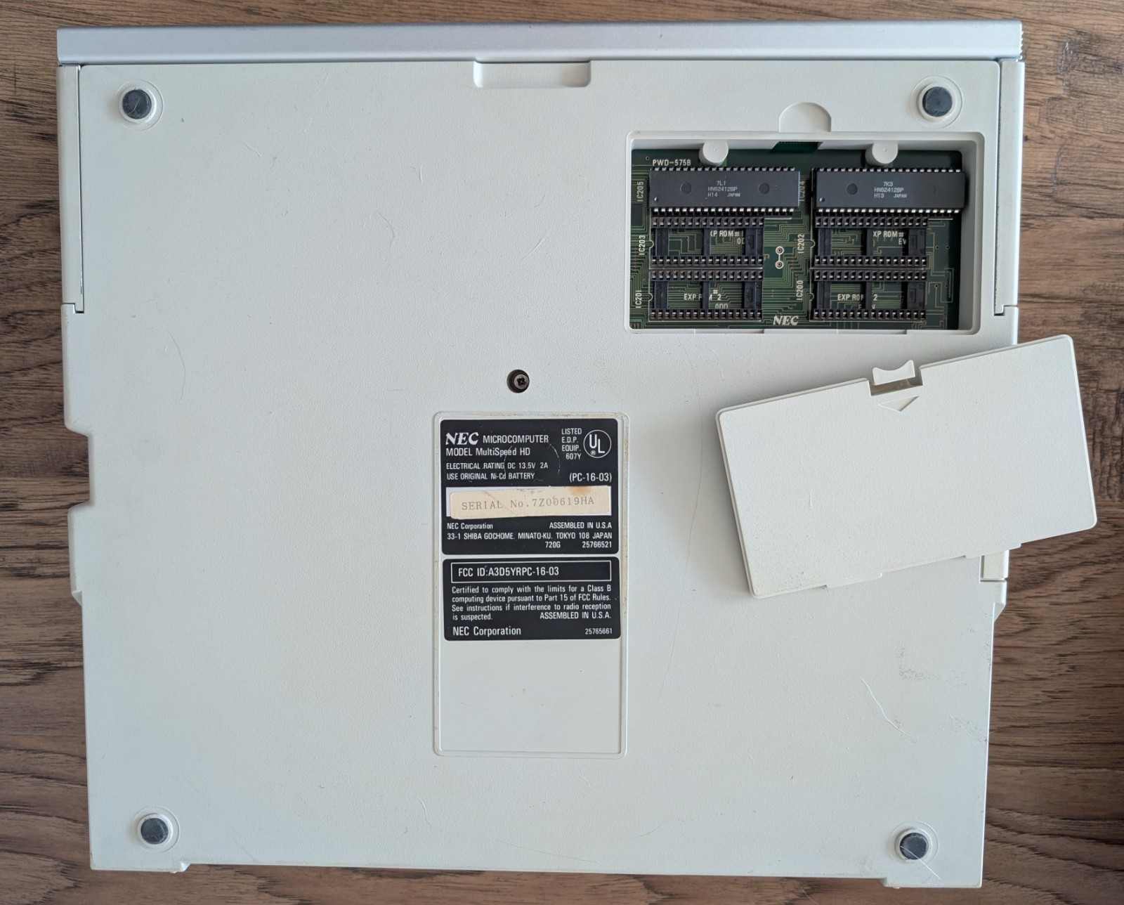 NEC MultiSpeed HD Vintage laptop – for parts