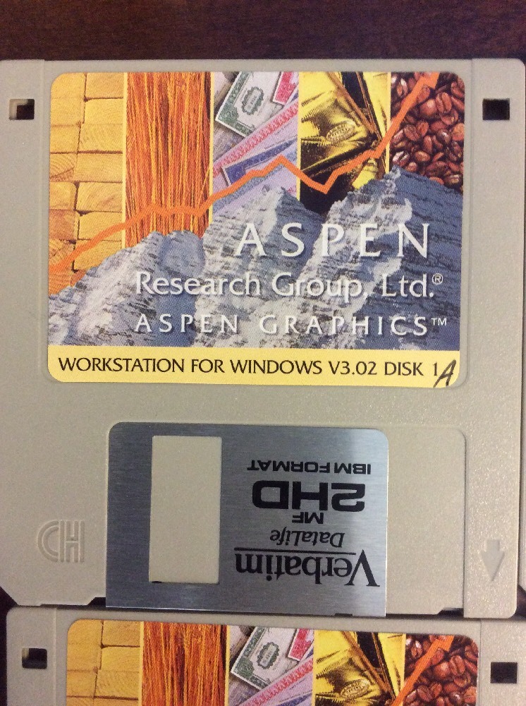 Aspen Research Group Aspen Graphics Workstation V3.02 On 10 3.5″ Floppy