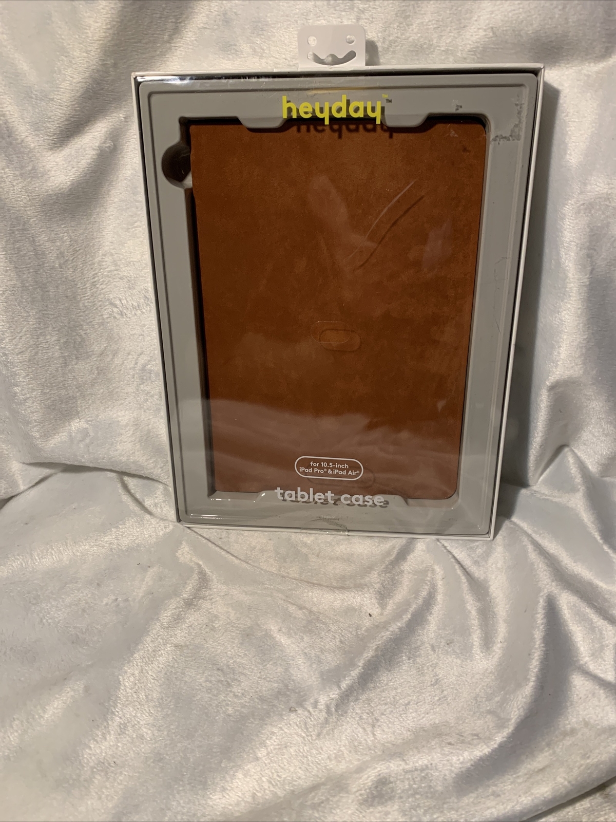 heydey Apple ipad 10.5″Faux Brown Suede Tan hard case cover Brand New in Box