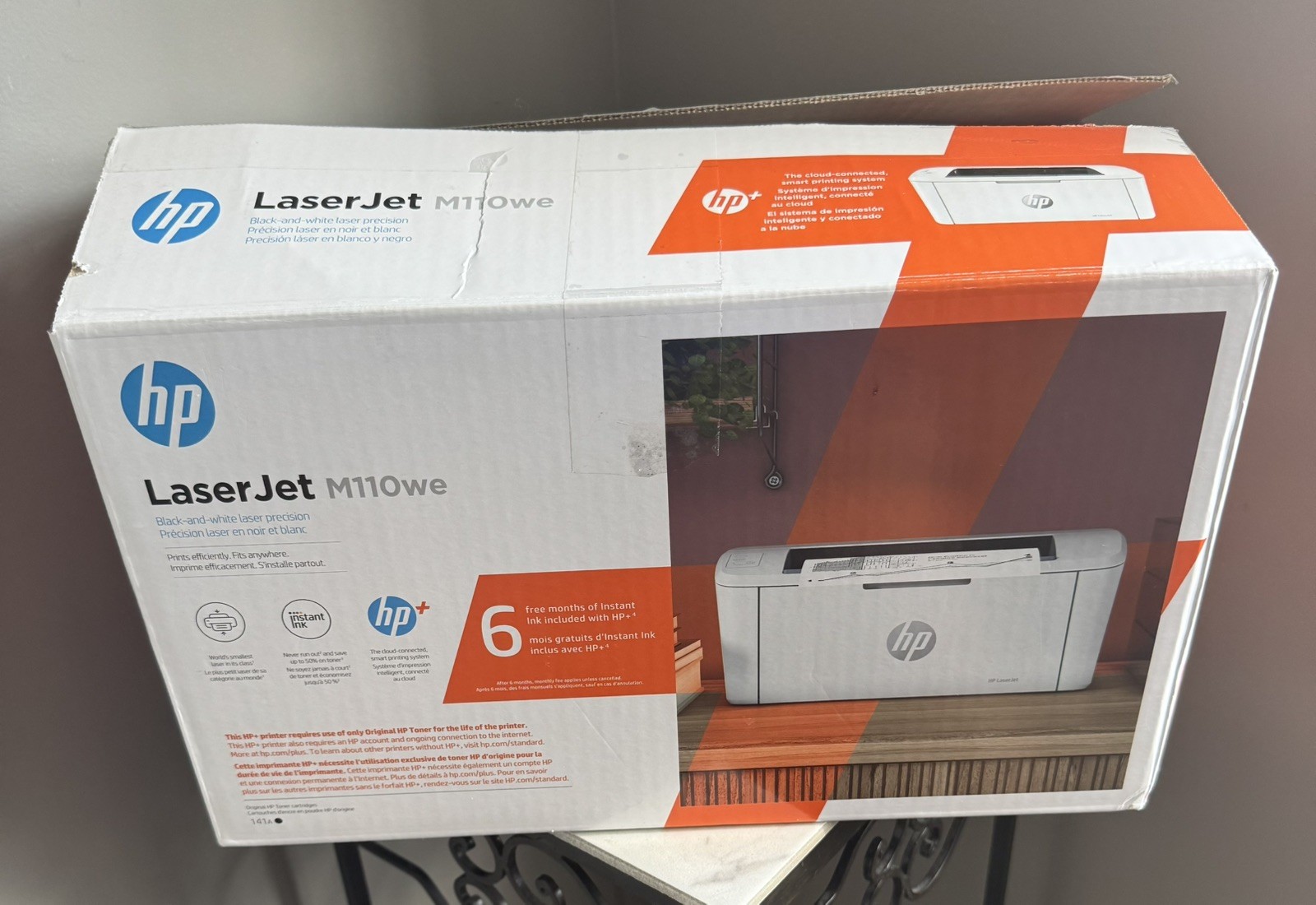 HP LaserJet M110we Wireless Black & White Laser Printer (7MD66E) NEW 🔥🔥