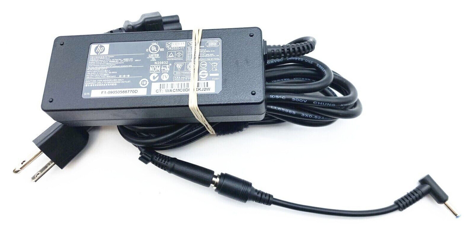 45W/65W/90W For HP blue tip laptop AC Adapter Power Supply Charger 710412-001