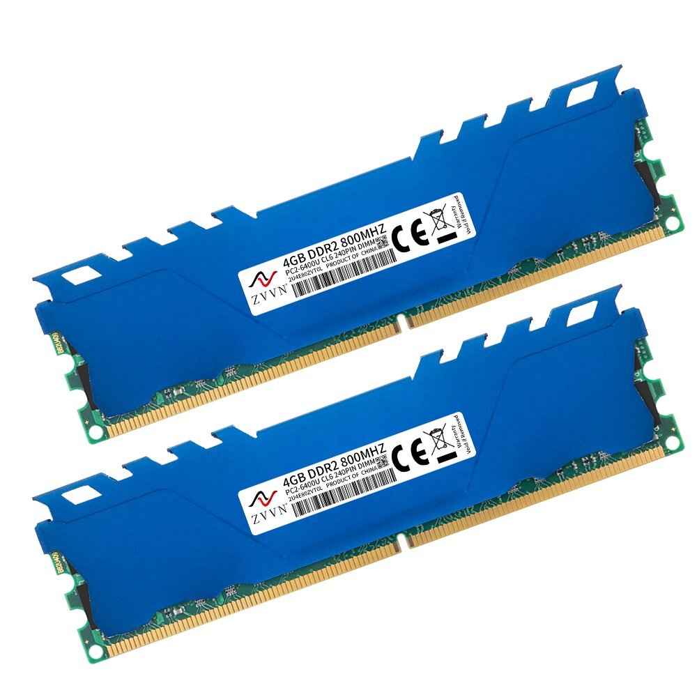 16GB 8GB 4GB DDR2 800MHz PC2-6400U 240Pin intel DIMM Desktop Memory SDRAM LOT AB