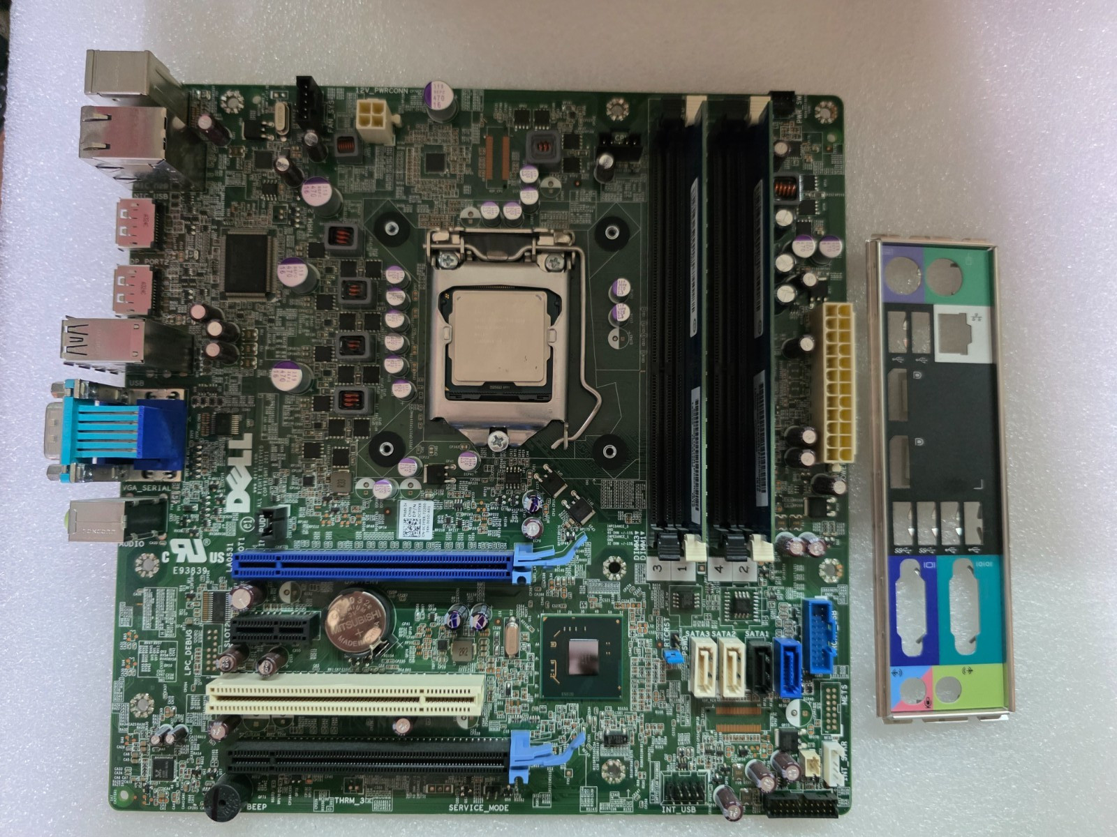 Dell Precision T1650 0X9M3X 0C3YXR LGA 1155 Motherboard, i3-3220, 8GB RAM