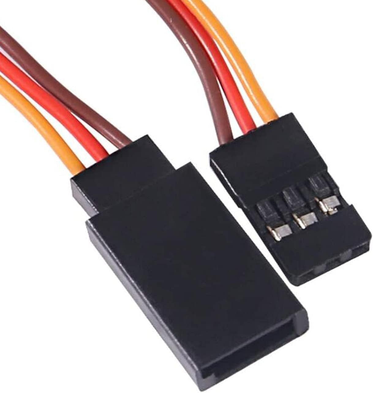 22Pcs 3Pin Servo Extension Cable Cord Male to Female Wire Connectors 5 Types for