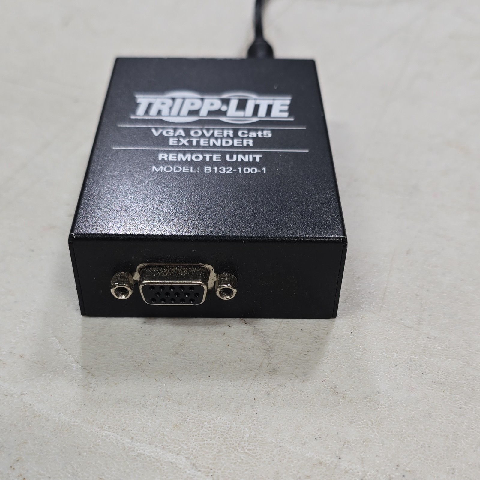 Tripp Lite VGA Extender VGA/SVGA D-Sub Female to RJ45 1:1 B132-100-1 Black