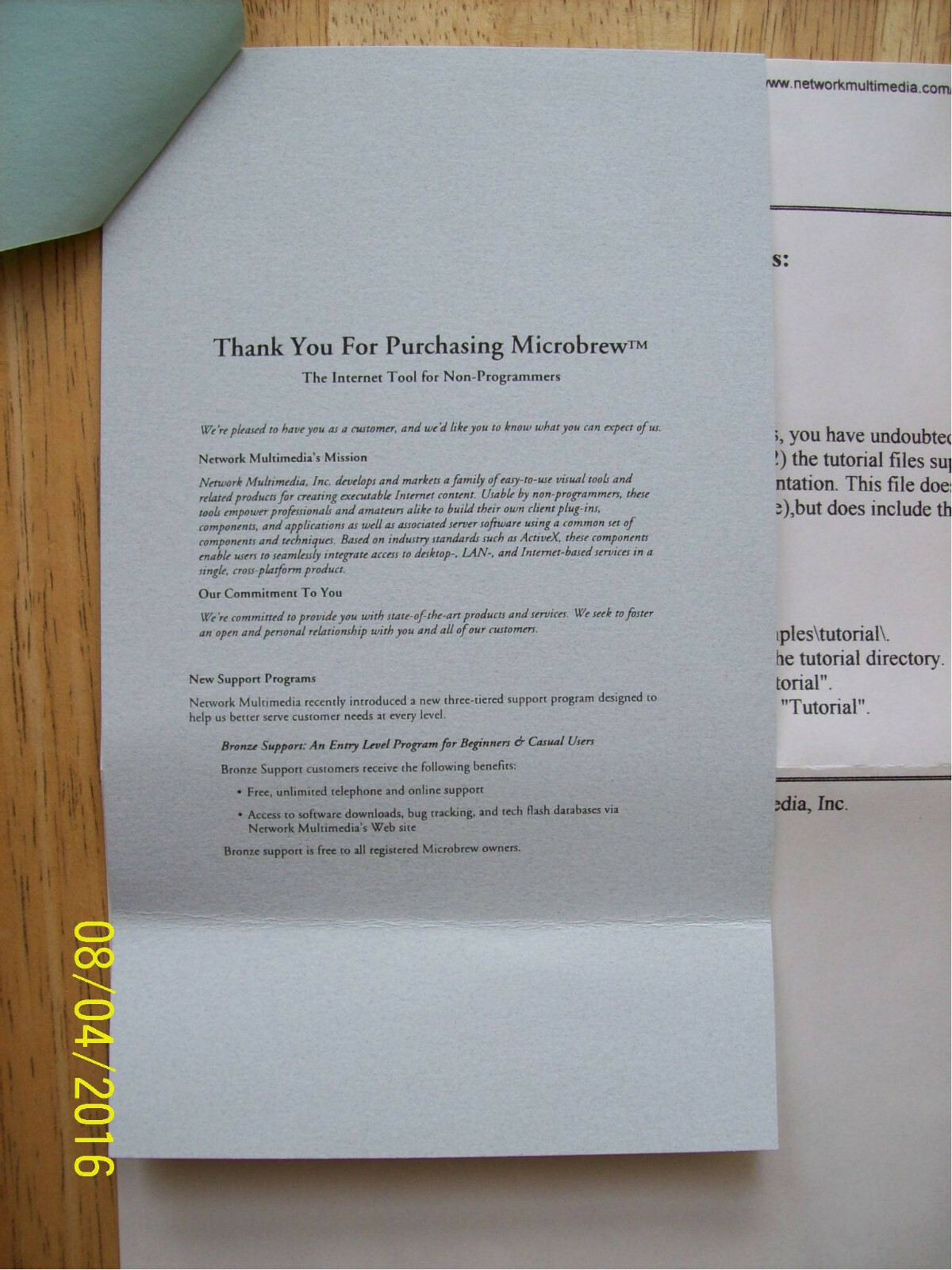 Network MultiMedia MicroBrew v1.3 (Serius89/Novell Appware) Collector’s Item