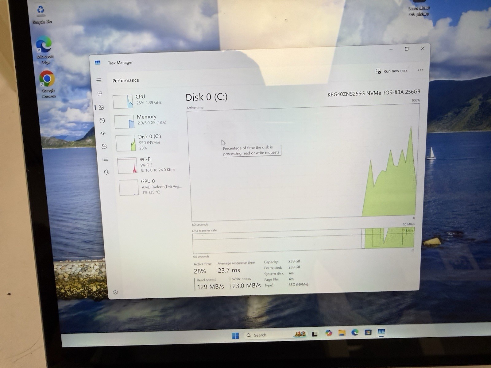 Microsoft Surface Laptop 3 1873 15″ Ryzen 5 8GB RAM 256GB (Some Times No Power)