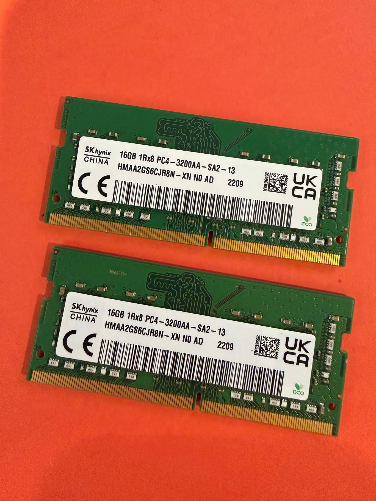 SK hynix 32GB DDR4 SODIMM Laptop RAM 3200mhz set (2x16GB)
