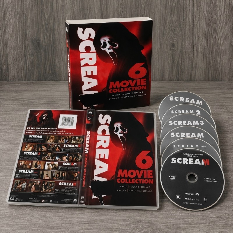 Scream: The Complete 6-Movie Collection (DVD, 6-Disc, Box-Set) region 1
