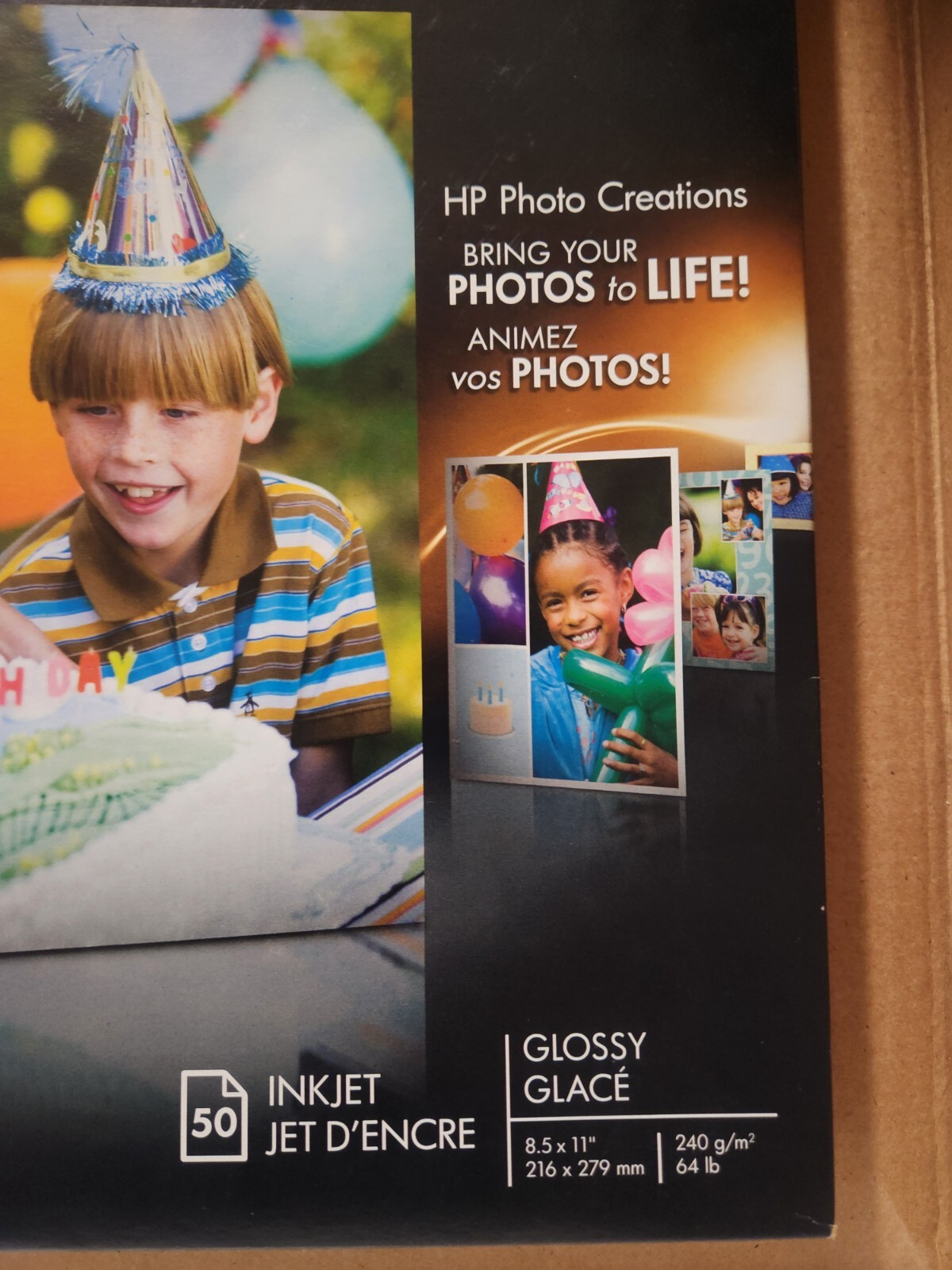 HP Premium Glossy Photo Paper C6979A 50 Sheets 10mil 8.5×11 Inkjet Printers