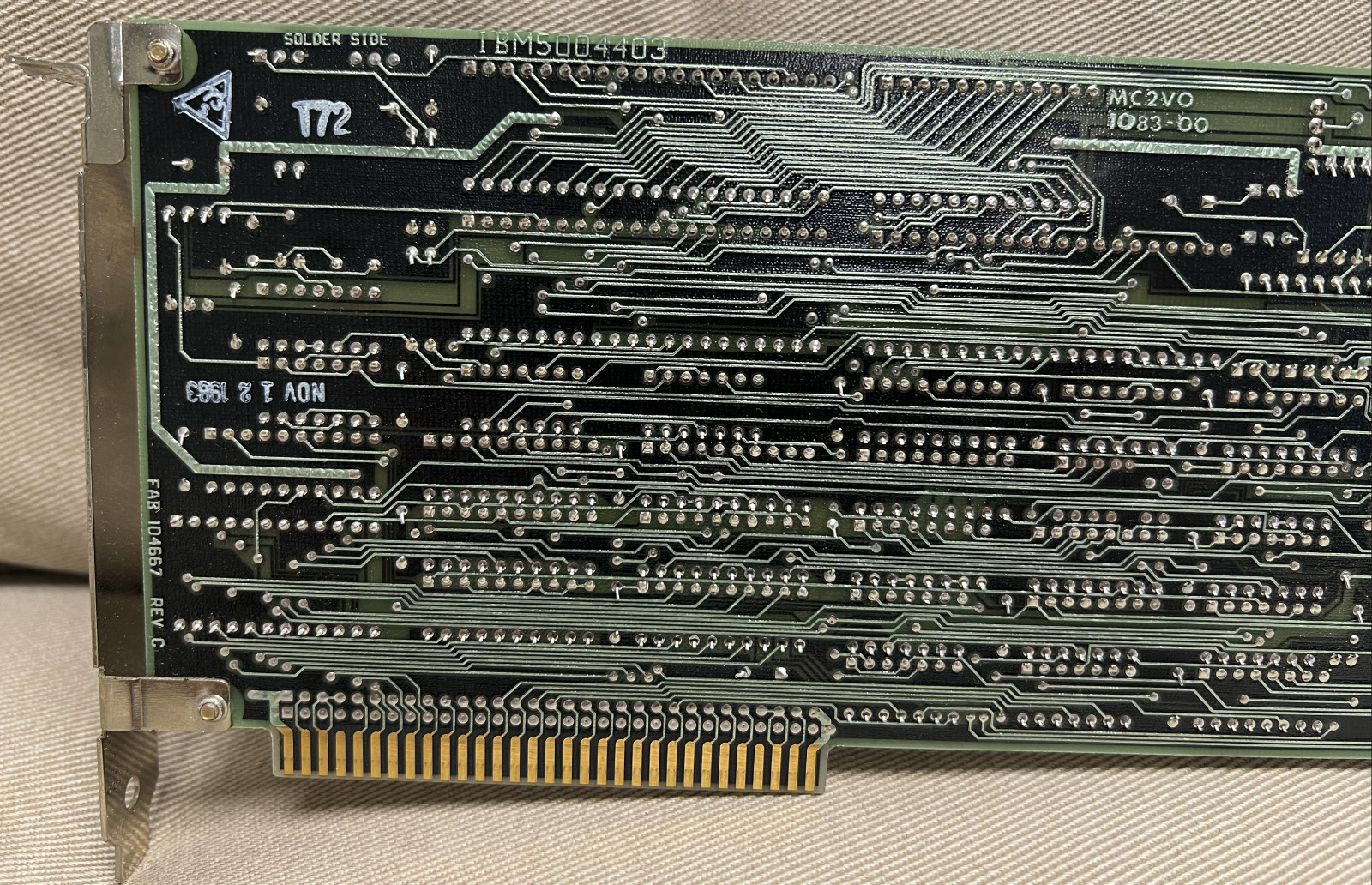 IBM / Xebec MFM Hard Drive Controller Version 1 Model 1501492 w Cables – Tested