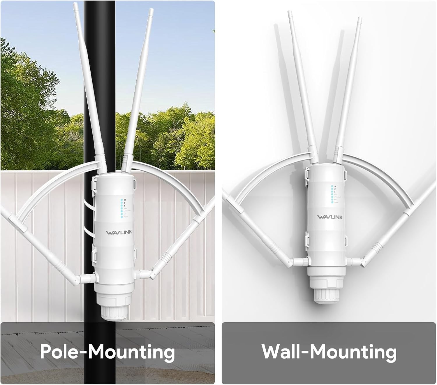 AC1200 WiFi Repeater Outdoor Long Range AC600 Wireless Access Point Extender