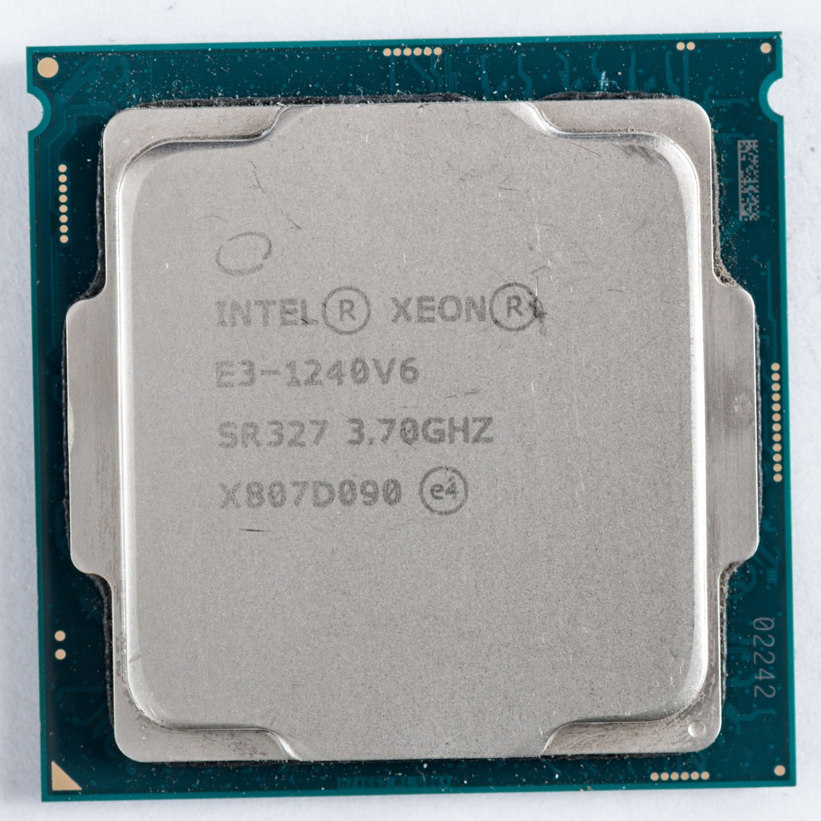 Intel Xeon E3-1240 v6 SR327 LGA1151 Grade C Quad Core Processor