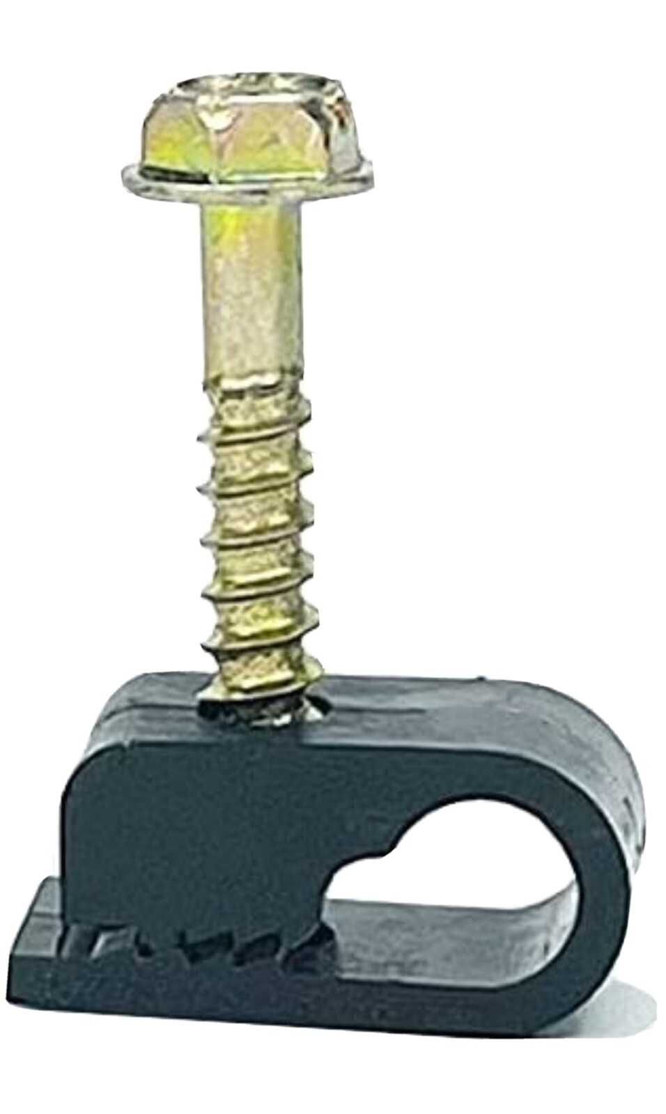 Single Cable Clips – Black 100 Count