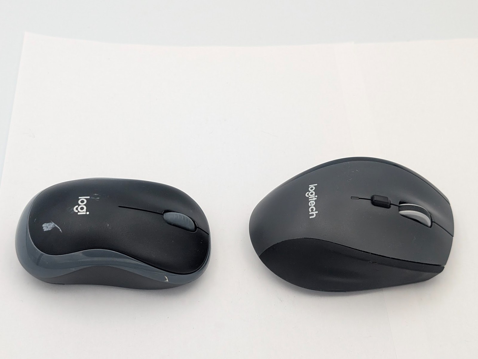 TWO Logitech M185 & M705 Wireless Mouse PACK – NO USB RECEIVER – WORKS
