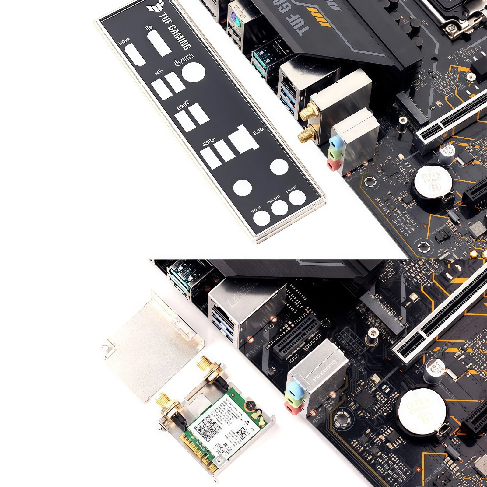 WI-FI Go NGFF M.2 Bracket WiFi 6E Card Dual Antenna for ASUS PC motherboard