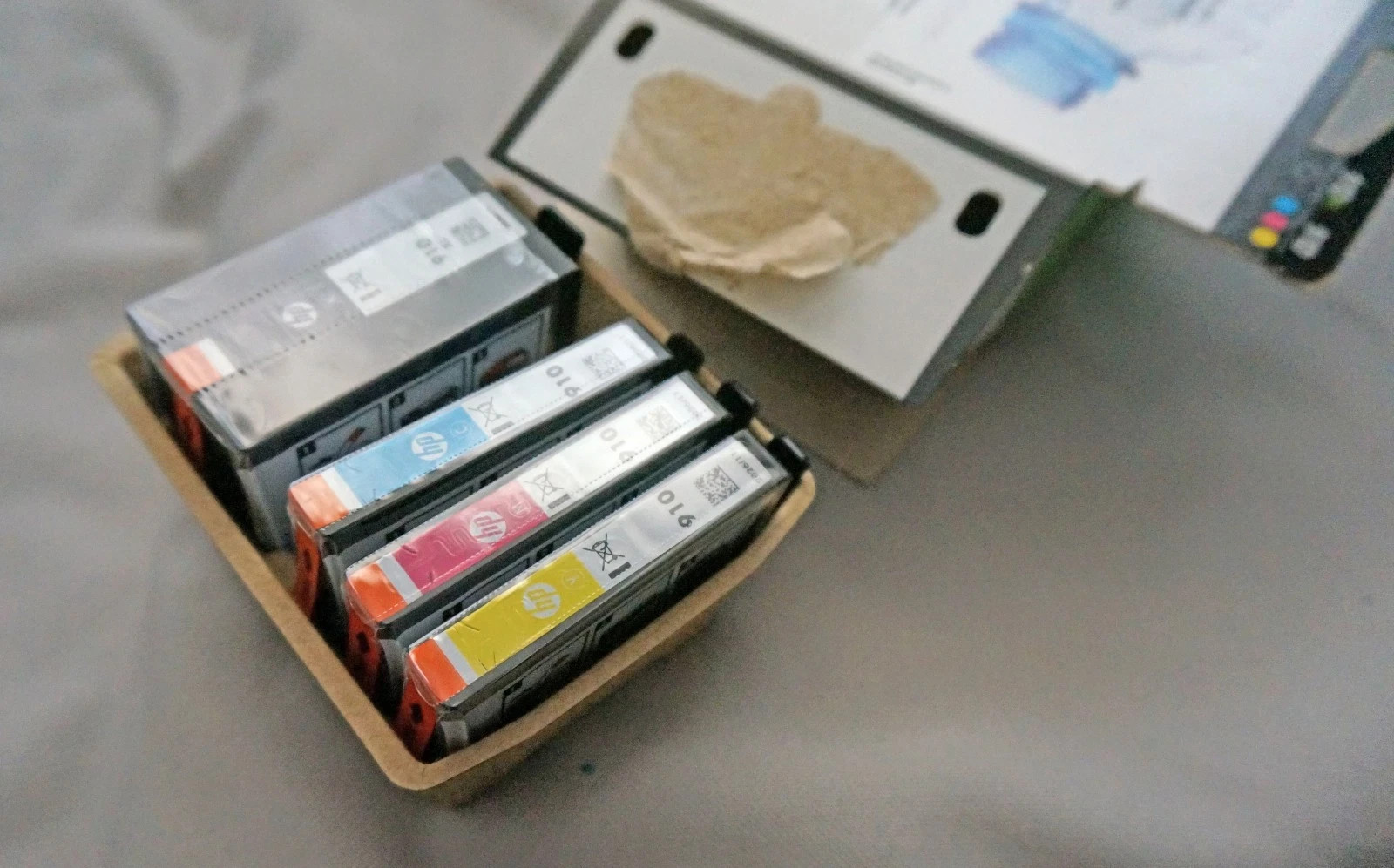 NWB Authentic HP 910 XL Printer Ink Cyan, Yellow, Magenta, Black