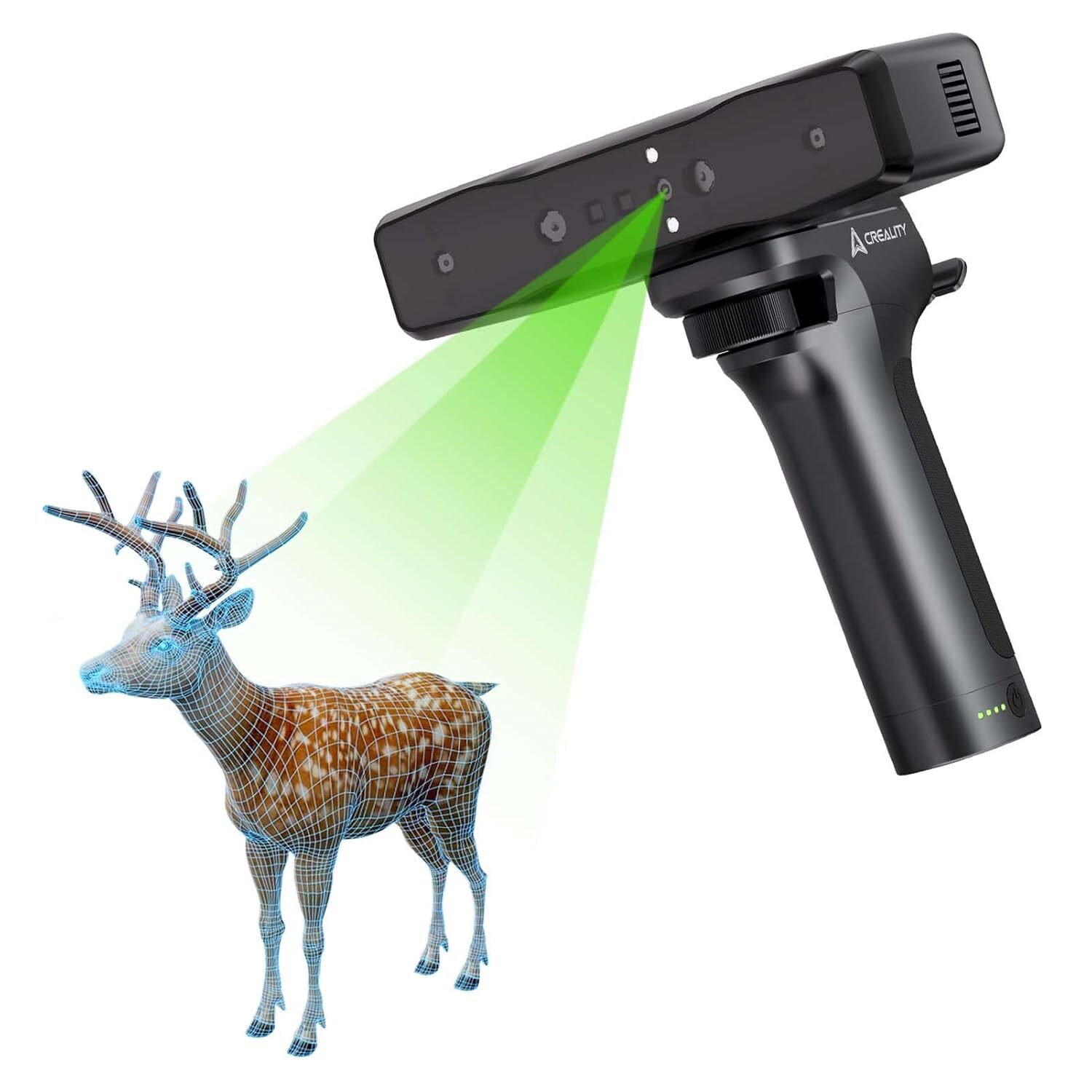 Creality CR-Scan Otter Lite 3D Scanner 24-Bit Full-Color Scans for Win/Mac/iOS/A