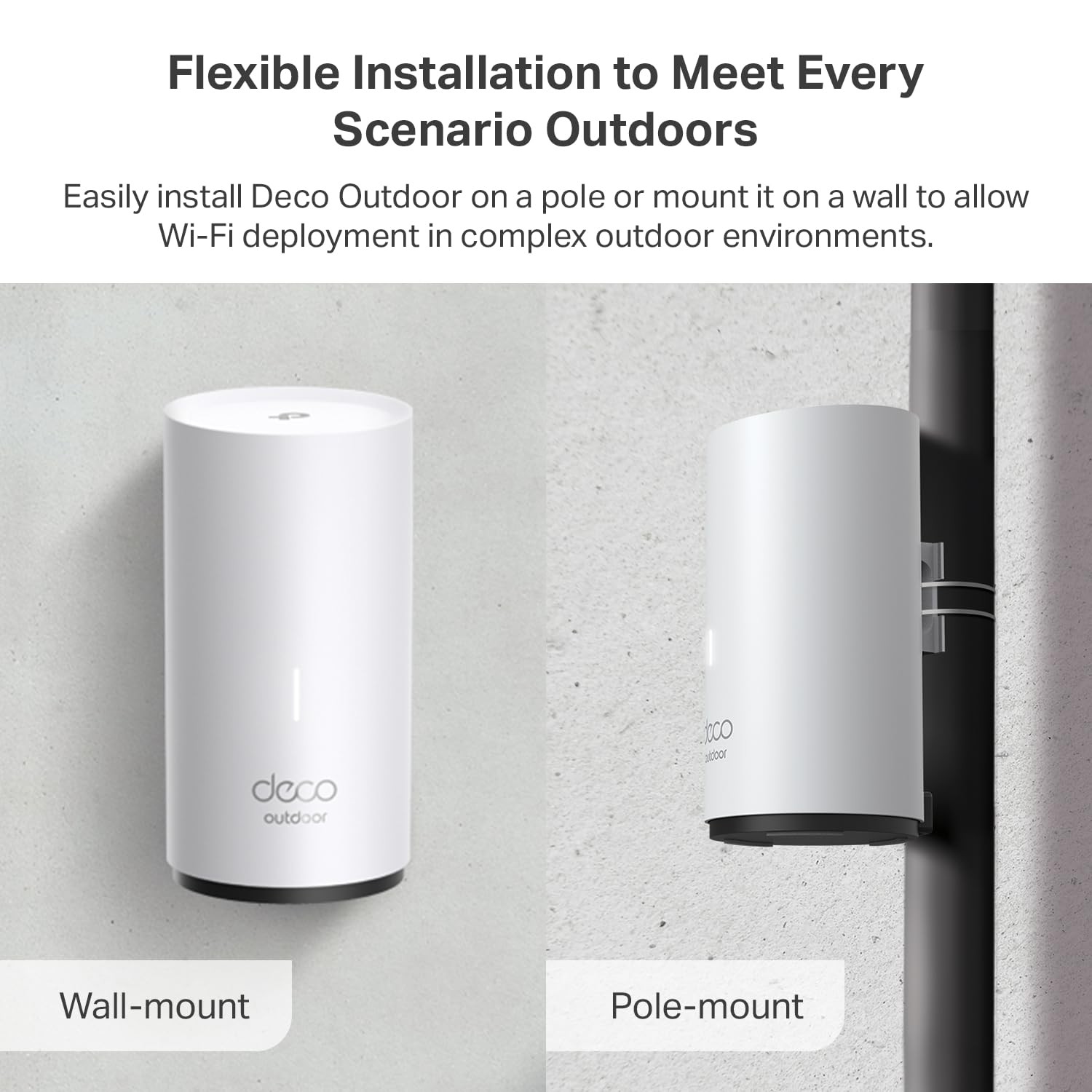 TP-Link Deco Outdoor Mesh WiFi (Deco X50-Outdoor),AX3000 -1 Pack (Refurbished)